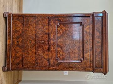 Secretaire in Radica di Noce – Stile Biedermeier