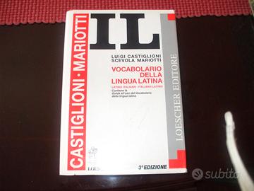 Vocabolario lingua latina