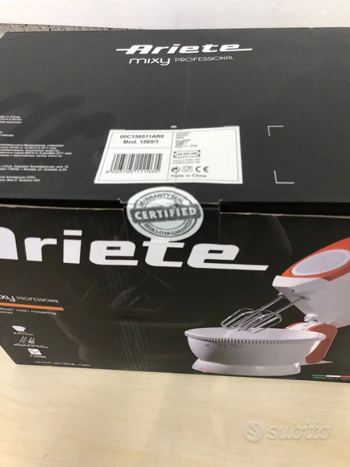 Sbattitore Elettrico Ariete Mixy Professional - 5 Velocità, Ciotola Rotante 2.4L, 300W - Foto 12