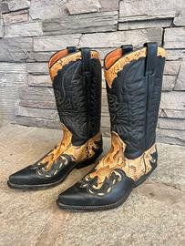 STIVALI WESTERN LAKOTA VERA PELLE DI PITONE TG. 41