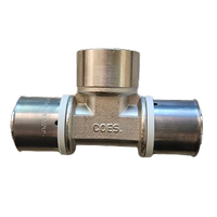 Raccordi a T Pressfitting COES con attacco femmina