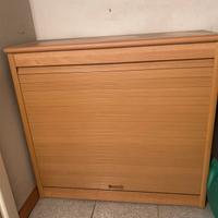 Mobiletto color legno cm 90 x 37 altezza cm 85