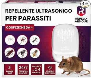 Repellente ultrasonico - conf. da 4
