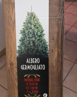 Albero di Natale 210 cm Altezza diametro 130 Cm