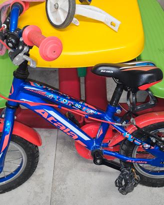 Bicicletta 3/5 anni con rotelline 