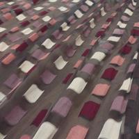 Tenda a velo design rombi semi-trasparente 340x285