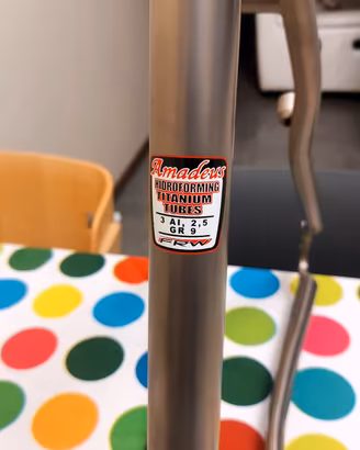 telaio mtb titanio