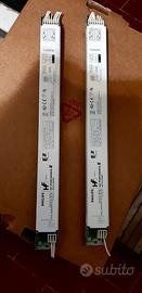2 BALLAST elettronici PHILIPS x 2 neon T5 da 54 w