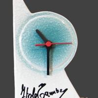 Orologio da appoggio in ceramica, Italo Tambry.