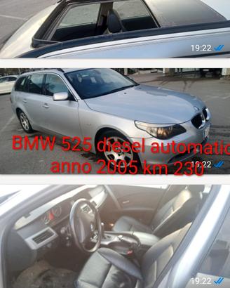 BMW serie 5 automatico diesel km 230
