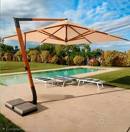 Coppia ombrelloni giardini veneti