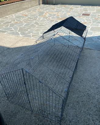 Gabbia da esterno per conigli