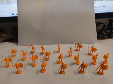Lotto 20 Soldatini Atlantic Esercito Greco 1/72