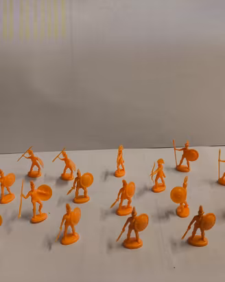 Lotto 20 Soldatini Atlantic Esercito Greco 1/72