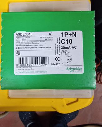 Magnetotermico differenziale Schneider 10A 30mA