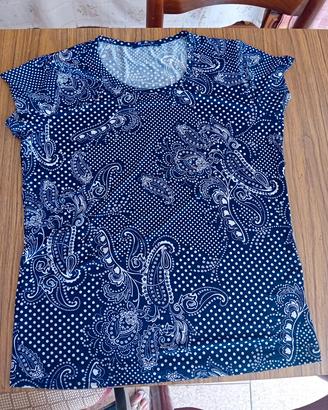 tshirt fantasia manica corta donna m,l
