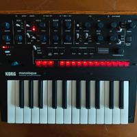 KORG Monologue Black + Alimentatore originale
