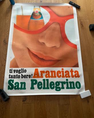 manifesto aranciata Sanpellegrino