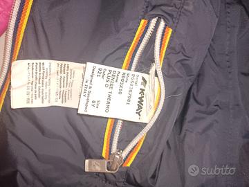 kway giubbotto invernale da bambina tg 8anni