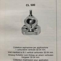 Collettore SprintFilter 32/34 Fiat 500 Giannini