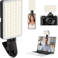 Luce led con pinza (anche per smartphone)