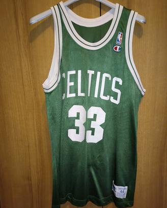 Maglia Larry Bird #33 Boston Celtics Verde Vintage