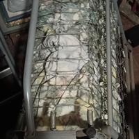 rete singola pieghevole con materassino