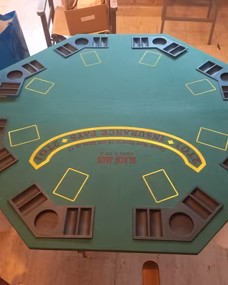 Piano da gioco pieghevole ottagonale