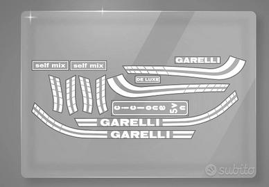 GARELLI CICLONE COLORE BIANCO kit completo ADESIVI