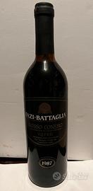 Bottiglia Fazi-Battaglia Rosso Conero DOC del 1987