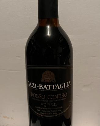 Bottiglia Fazi-Battaglia Rosso Conero DOC del 1987