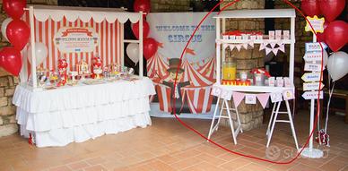 Bancarella allestimento feste