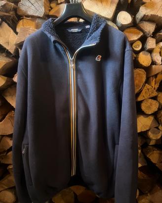 K-Way Pascal Polar – Pile Uomo – XXL – Blu