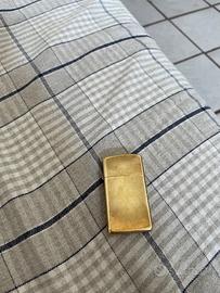 Zippo slim in ottone