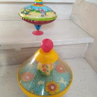 Trottola n. 2 pezzi Vintage 