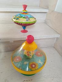 Trottola n. 2 pezzi Vintage 