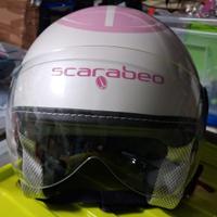 Casco Scarabeo bianco nuovo