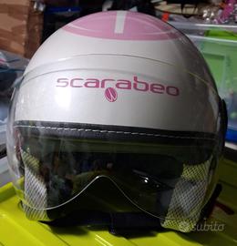 Casco Scarabeo bianco nuovo