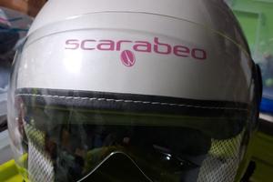 Casco Scarabeo bianco nuovo
