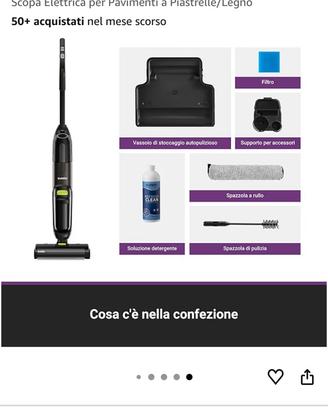 EUREKA ASPIRAPOLVERE LAVAPAVIMENTI SENZA FILI