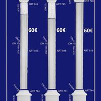 stucchi decorativi in gesso colonna piatta lesena