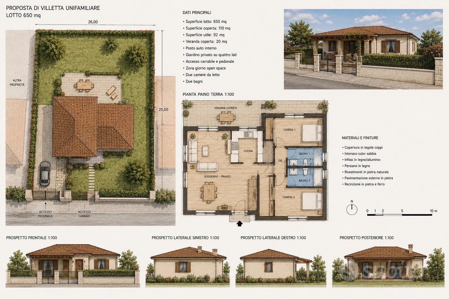 Terreno edificabile 650 mq - palmas arborea, via i - Vista 2