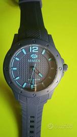 Orologio Marea Nero con Dettagli Blu