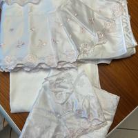 Completo letto matrimoniale in raso