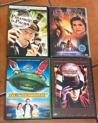 set 4 film dvd per ragazzi