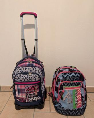 TROLLEY SCOMPONIBILE E ZAINO SEVEN