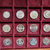 12x 500 lire argento commemorative FDC Proof