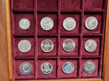 12x 500 lire argento commemorative FDC Proof