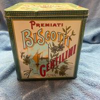 Scatola in latta vuota Premiati Biscotti Gentilini