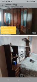 camera da letto in legno